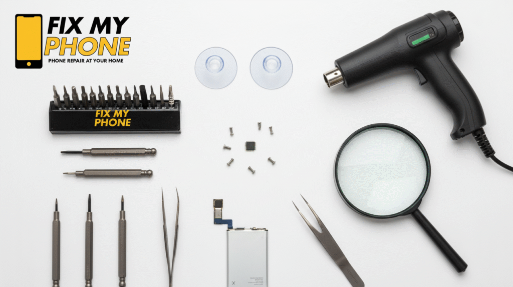 Fxing a cracked screen tools