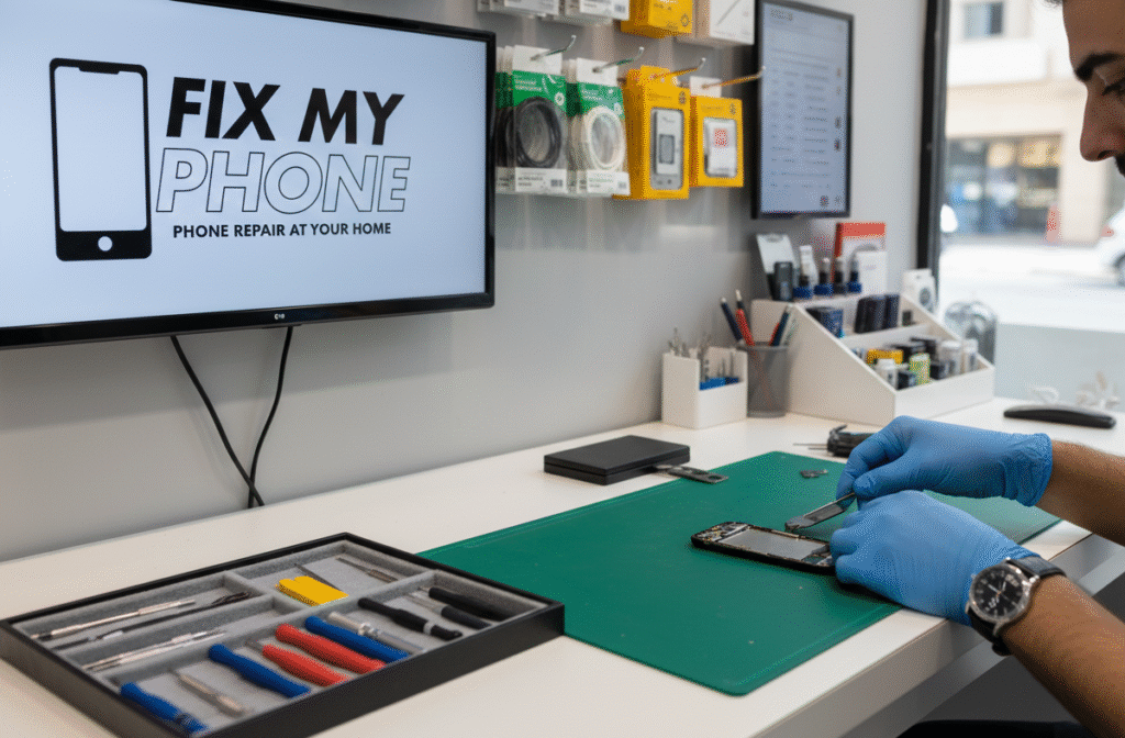 Best Phone Battery Repair Near me in Riyadh by Professional mobile repair technician in shop